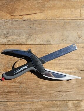 Clever Cutter 2in1 Knife Cutting Scissors Slicer Seen on TV